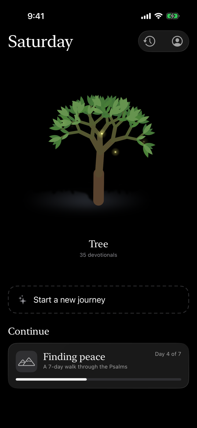 Mustard Tree showing a growing tree and a personal reading journey